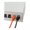 Logilink Consolidation Point Box 8-Port, Tisch-/Wand-/Hutschienenmontage, Grau