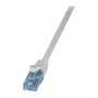 LogiLink CP3022U EconLine Cat.6A U/UTP Patchkabel, RJ45, 0,5 m, Grau