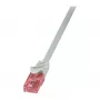 LogiLink CQ2032U CAT 6 U/UTP Patchkabel, 1m, Grau, flammwidrig, RJ45