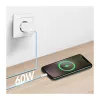 LogiLink CU0330 USB 2.0 Type-C Kabel, USB-A Stecker auf USB-C Stecker, 480 Mbps, 60W Power Delivery, Nylon Geflecht, Blau, 1 m