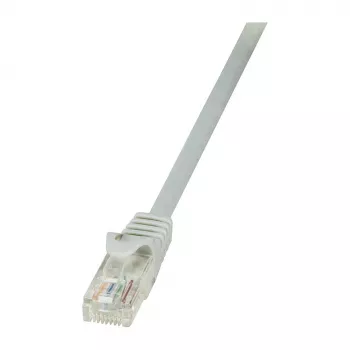 LogiLink EconLine Cat.6 U/UTP Patchkabel, RJ45, Grau, 15 m
