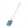 LogiLink EconLine Cat.6A U/UTP Patchkabel, RJ45, Weiß, 1,5 m