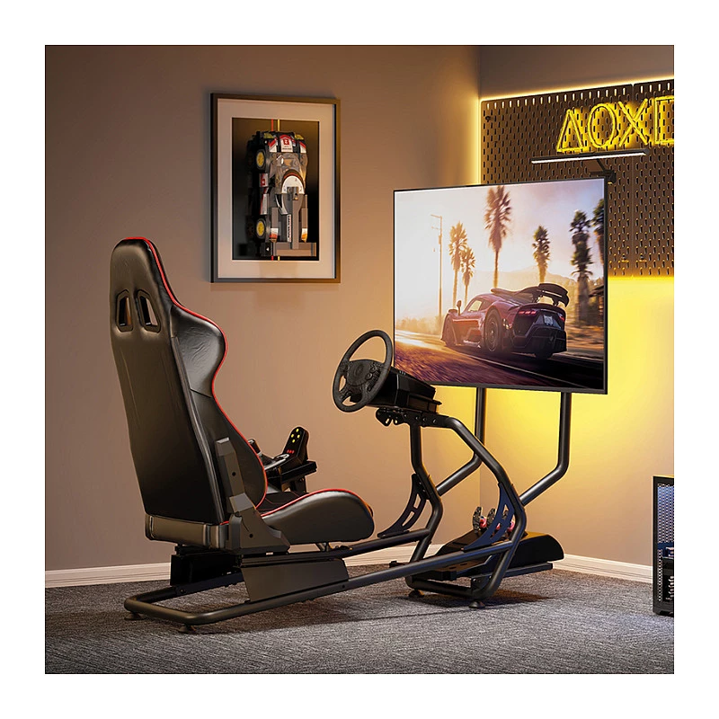 LOGILINK EO0065 Rennsimulator-Cockpit mit Monitorhalterung