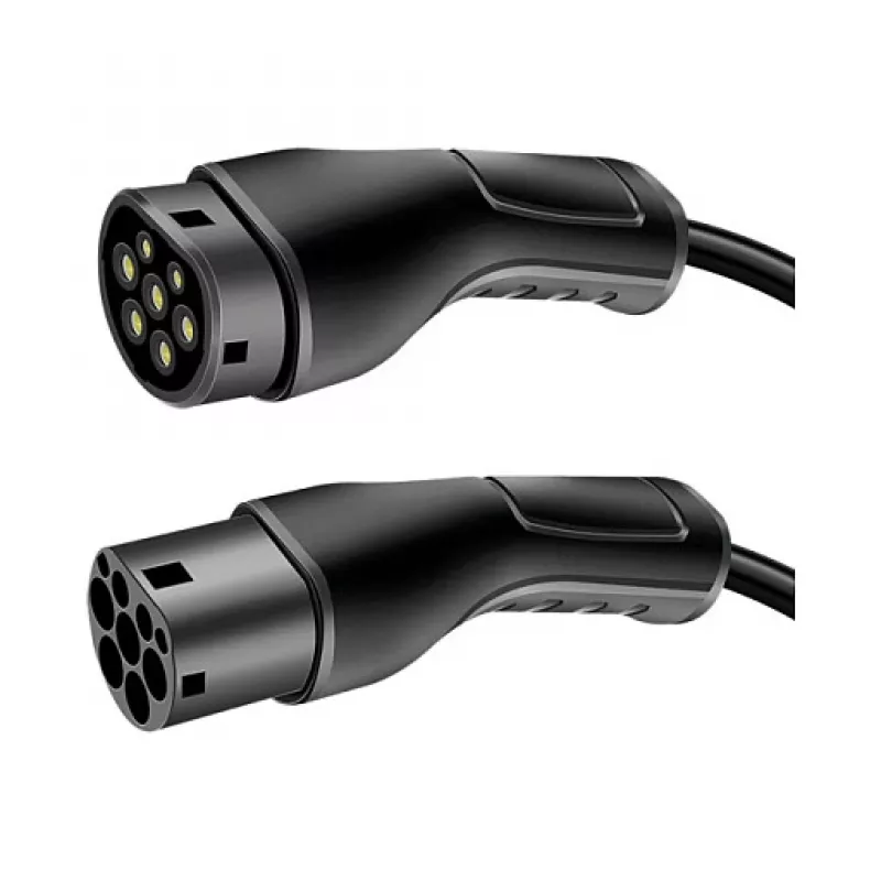 LogiLink EVC0125 Typ 2 Ladekabel für Elektroautos - 11 kW, 3-Phasen, 20 A, 7,5 m, Schwarz mit Tragetasche
