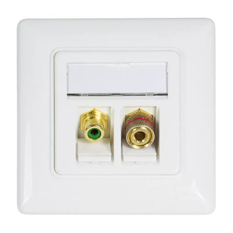 LogiLink Keystone Buchsenmodul mit Gewindemutter, Schwarz
