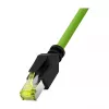 LOGILINK M12 CAT6A Industrial Patch Cable, PUR, M12 X-codiert auf RJ45, 10 m