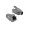 LogiLink MP0035 RJ45 Zugentlastungshülsen, grau, 50er-Pack