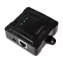 LogiLink POE005 PoE-Splitter, 1 Port Gigabit, max. 24 W, IEEE 802.3af/at, schwarz