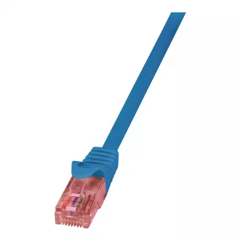 LogiLink PrimeLine Cat.6 U/UTP Bare Copper Patchkabel, RJ45, 3m, Blau