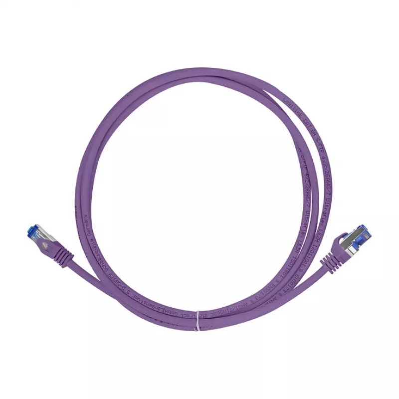 LogiLink Ultraflex Cat.6A S/FTP Patchkabel RJ-45 (M/M) – Violett 5 m – C6A079S