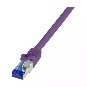 LogiLink Ultraflex Cat.6A S/FTP Patchkabel RJ-45 (M/M) – Violett 5 m – C6A079S