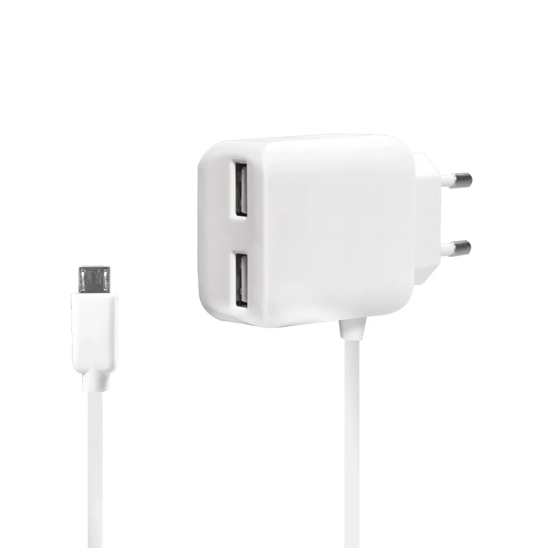 LogiLink Universal Wall USB Charger - Netzteil - 2,1 A - 2 Ausgangsanschlüsse (USB)