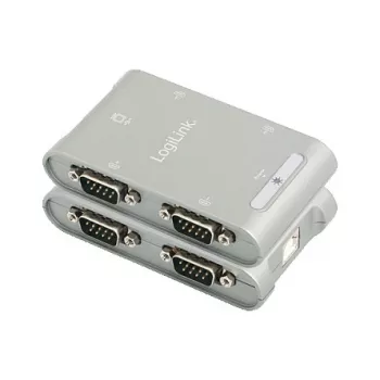 Logilink USB 2.0 auf 4-Port Seriell Adapter, RS-232 (AU0032)