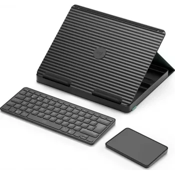 Logitech Casa Pop-Up Desk - Tragbares Tastatur- und Touchpad-Set