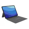 Logitech Combo Touch Tastaturhülle mit Trackpad für iPad Pro 12.9 (5. Gen), Pan Nordic Layout, Oxford Gray