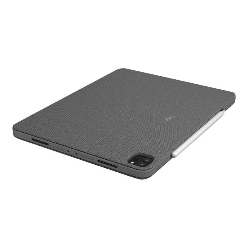 Logitech Combo Touch Tastaturhülle mit Trackpad für iPad Pro 12.9 (5. Gen), Pan Nordic Layout, Oxford Gray