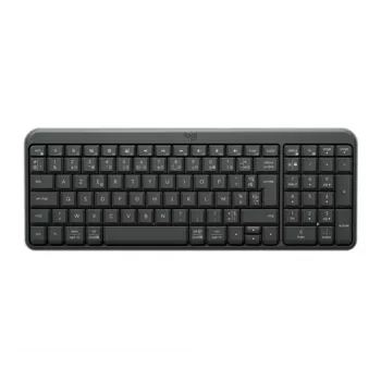 Logitech K250 Wireless Keyboard - Schwarz - Full Size - QWERTY - Membrantasten - 2,4 GHz RF - Unifying USB-Empfänger - 2xAA-Batterien - 24 Monate Akkulaufzeit - spritzwassergeschützt - verstellbare Neigungsfüße - Windows/macOS/Chrome OS