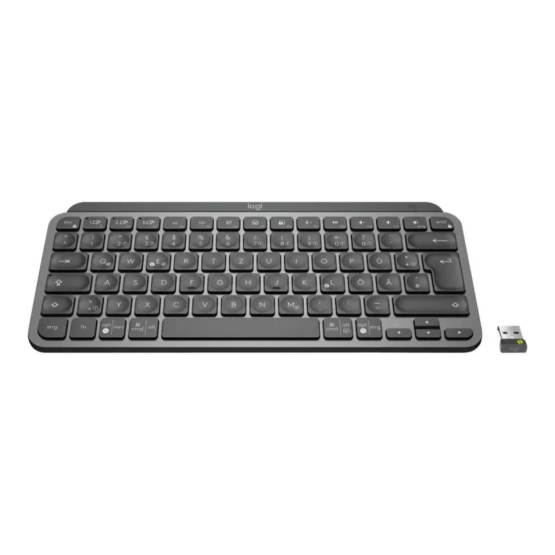 Logitech MX Keys Mini for Business kabellose Tastatur, Graphite, Swiss (CH) Layout