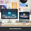 Logitech MX Keys Mini for Mac - Kabellose Tastatur - Hintergrundbeleuchtung - Space Gray