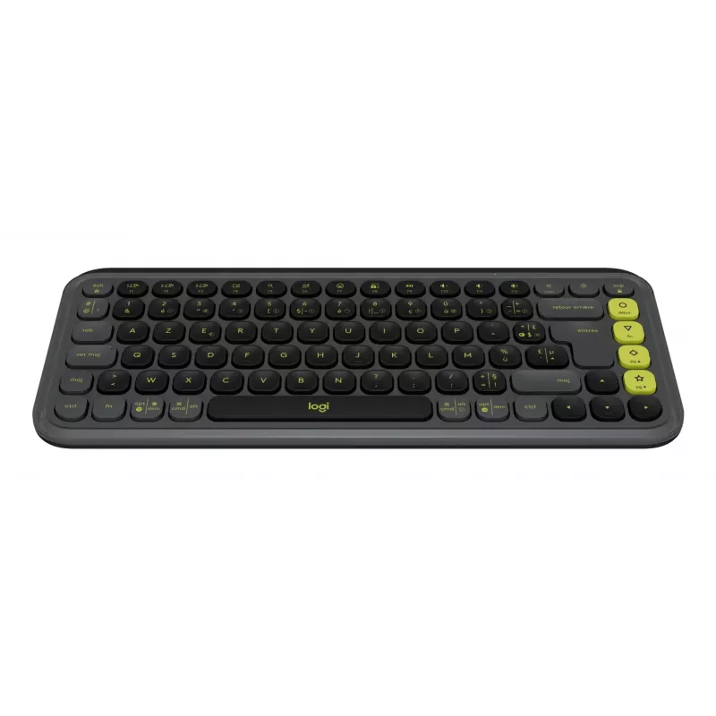 Logitech POP ICON KEYS Graphite French AZERTY Kabellose Mechanische Tastatur