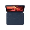 Logitech Rugged Combo 4 Tastaturhülle mit Trackpad für iPad 10. Generation, Apple Smart Connector, Classic Blue