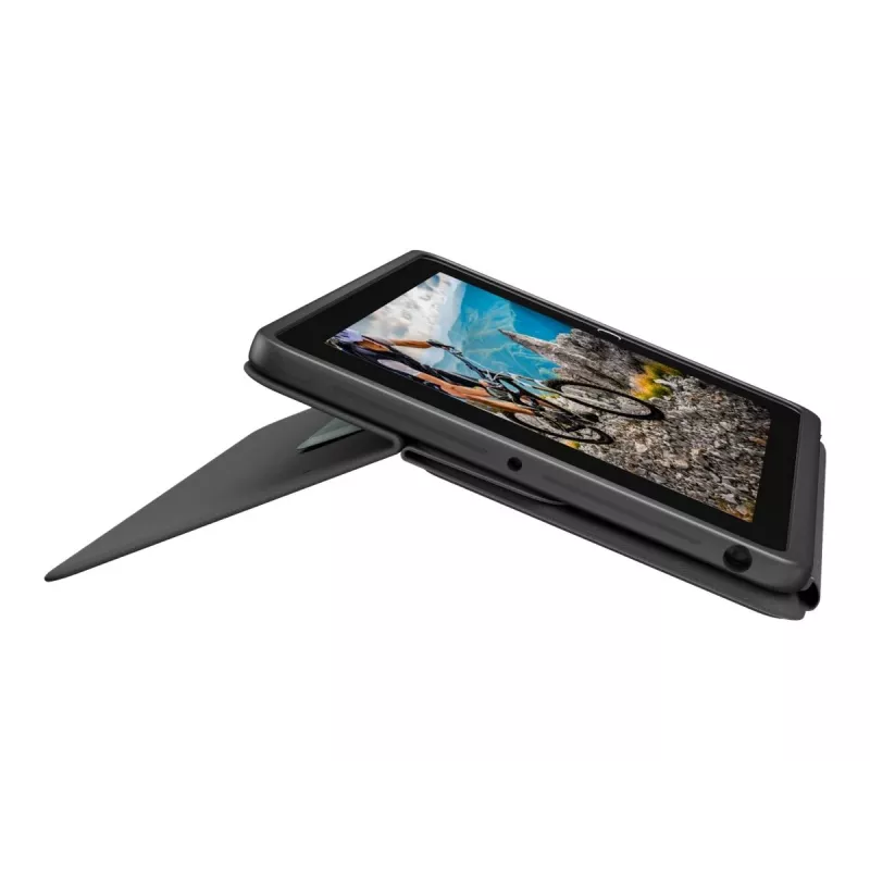 Logitech Rugged Folio Tastatur- und Folio-Case mit Apple Smart Connector - AZERTY Französisches Layout - Graphit - für Apple 10,9-Zoll iPad (10. Generation)