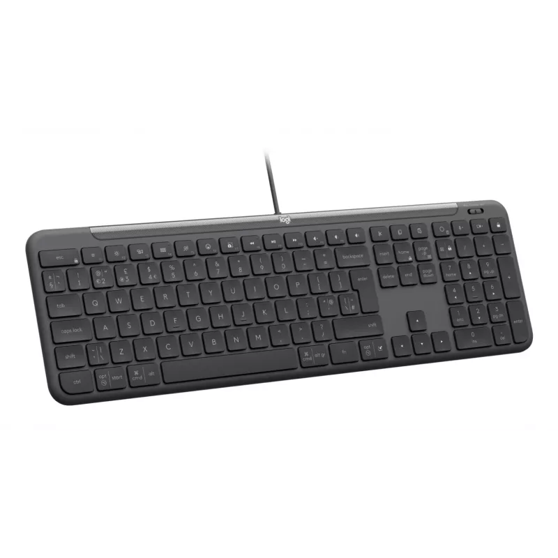 Logitech Signature Slim Wired K620 for Business Tastatur, QWERTZ-Layout, Graphit