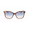 Longchamp LO708S-230 Damen-Sonnenbrille Havana Braun Verlauf 57mm