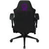 LORGAR CHA41 Ergonomischer Gaming-Stuhl Advanced, Premium Anti-Stain Stoff, Schwarz/Lila