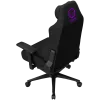 LORGAR CHA41 Ergonomischer Gaming-Stuhl Advanced, Premium Anti-Stain Stoff, Schwarz/Lila
