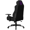 LORGAR CHA41 Ergonomischer Gaming-Stuhl Advanced, Premium Anti-Stain Stoff, Schwarz/Lila