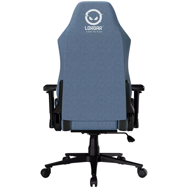 LORGAR CHA41 Ergonomischer Gaming-Stuhl Advanced, Premium Anti-Stain Stoff, Blau