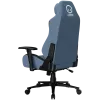 LORGAR CHA41 Ergonomischer Gaming-Stuhl Advanced, Premium Anti-Stain Stoff, Blau