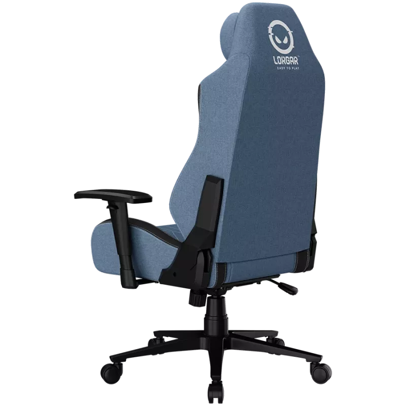 LORGAR CHA41 Ergonomischer Gaming-Stuhl Advanced, Premium Anti-Stain Stoff, Blau