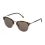 LOZZA SL2293M5208FT Unisex-Sonnenbrille, Havanna-Acetatrahmen, graue Verlaufsgläser, 52/21/140 mm