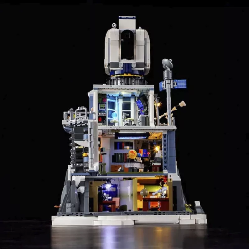 Lumibricks Alpenobservatorium, Bausatz mit Beleuchtung (1180 Teile)