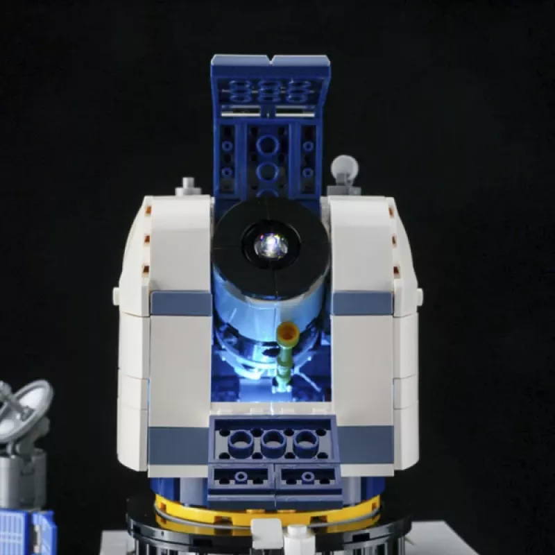 Lumibricks Alpenobservatorium, Bausatz mit Beleuchtung (1180 Teile)