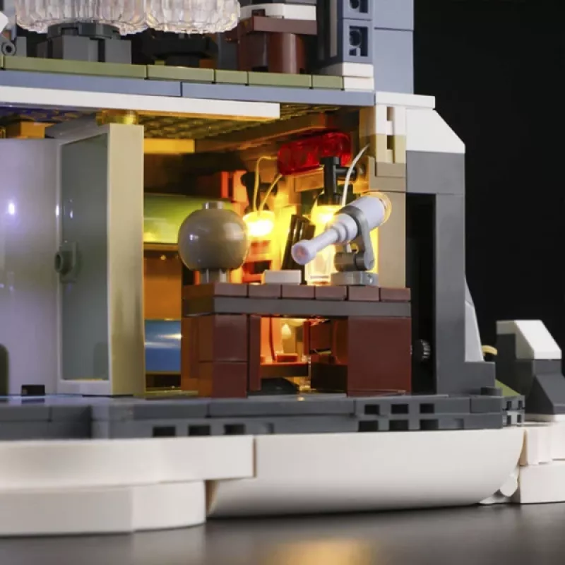 Lumibricks Alpenobservatorium, Bausatz mit Beleuchtung (1180 Teile)