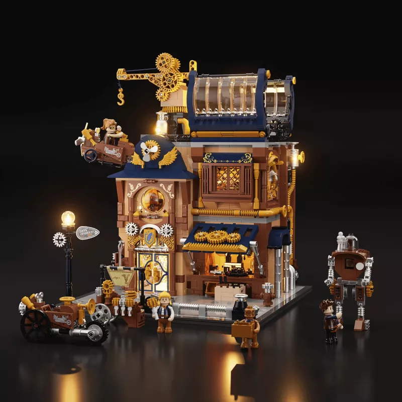 Lumibricks Steampunk-Mechanikwerkstatt