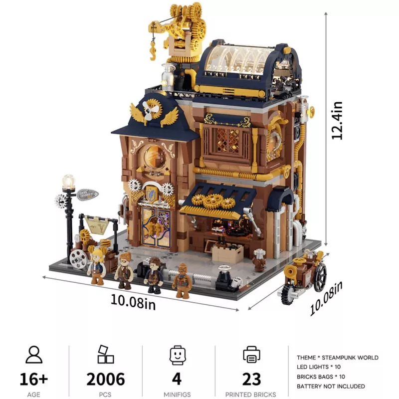 Lumibricks Steampunk-Mechanikwerkstatt