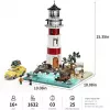 Lumibricks Sunrise Lighthouse Building Block Set mit LED-Beleuchtung