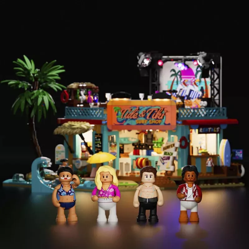 Lumibricks Surfshop Leuchtbausteine-Set