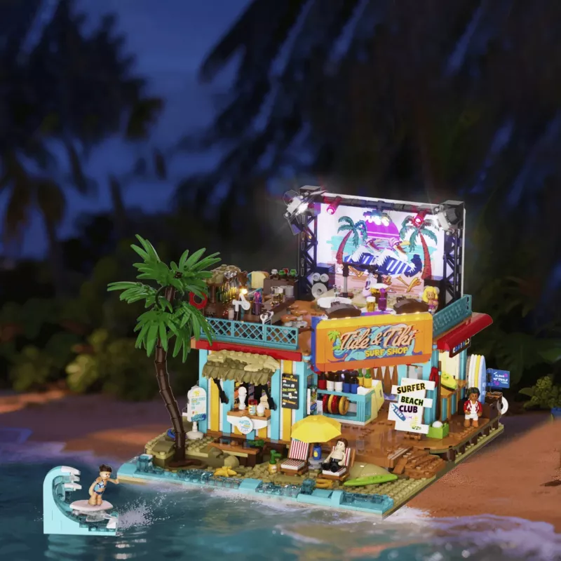 Lumibricks Surfshop Leuchtbausteine-Set