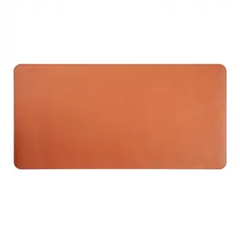 LUMIVIDA HS084936 Große PVC-Leder-Schreibtischunterlage, 1200x600 mm, Orange