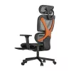 LUMIVIDA PREMIUM Ergonomischer Bürostuhl mit hoher Rückenlehne, Kopfstütze, 3D-Armlehnen und Synchron-Mechanik