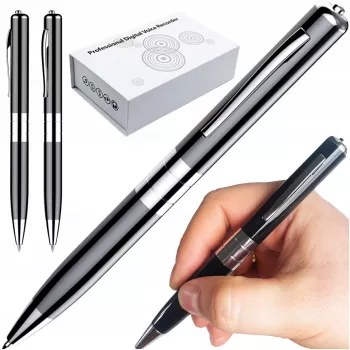 LUXURY-GOODS Mini-Spionagestift Sprachrekorder USB-Flash-Laufwerk 15H HQ mit Abhörerkennung