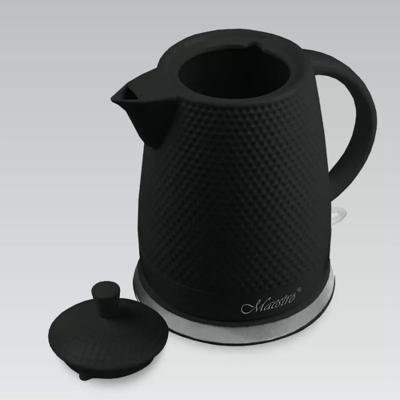 Maestro MR-069 Elektrischer Wasserkocher, Schwarz