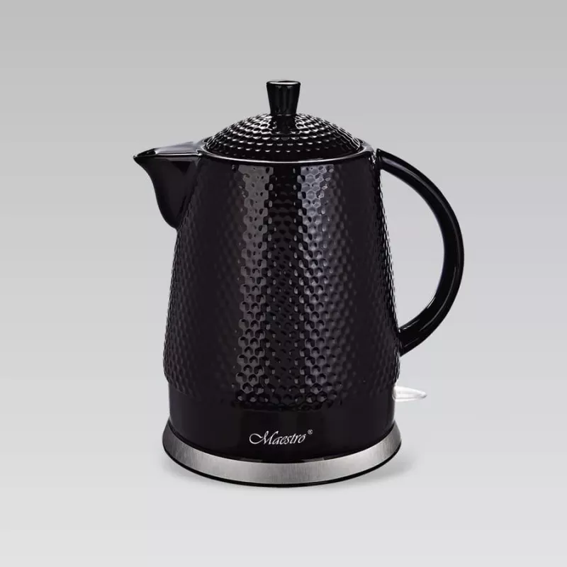 Maestro MR-069 Elektrischer Wasserkocher, Schwarz