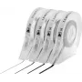 MAGNETOPLAN HOLTZ Zeichenband Selbstklebendes Markierungsband, Schwarz, 1,6 mm x 8 m, für Whiteboards und Planungstafeln (40102)