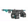 Makita Gürtel mit 3 Taschen – Schwerlast-Werkzeugtasche aus 1680D Polyester, Schwarz/Blau